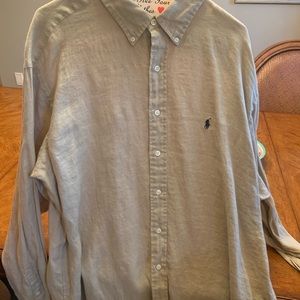 Polo brand linen  XL long sleeve shirt